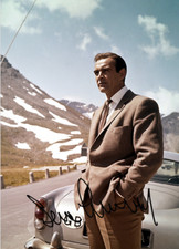 Sean Connery in Goldfinger 007 James Bond Signed 8" x 6" Photo - Great Gift Idea
