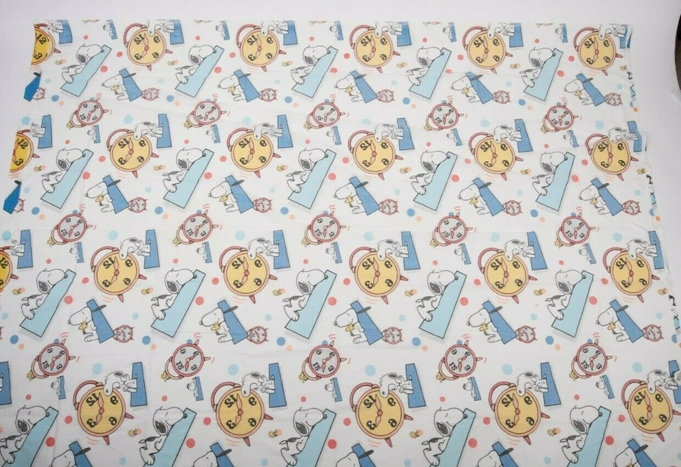 复古 60 年代花生双平板史努比·伍德斯托克睡前闹钟圆点 — 第 3/4 张图片