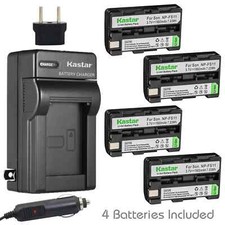 Travel Charger  4 battery for Sony NP-FS11 DSC-F505 F55 P1 P20 P30 P50