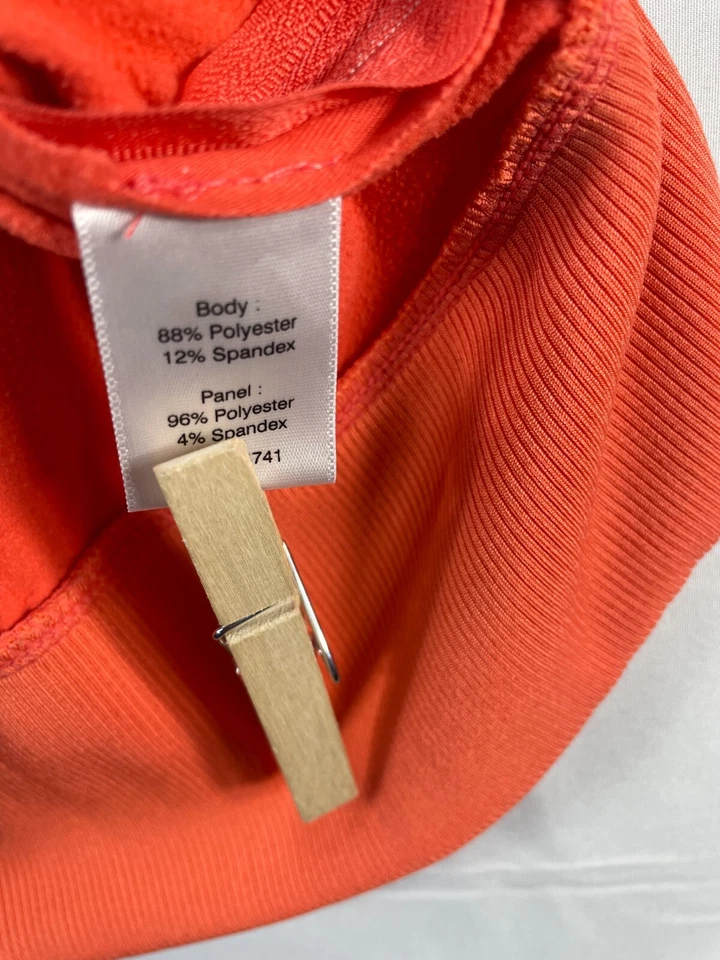 Suéter Aspire Entrenamiento Mujer Talla Pequeña Naranja Coral Elastizado Manga Larga Foto 4 de 4