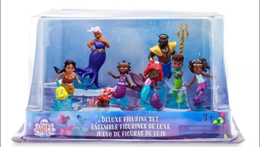 Coffret deluxe de figurines Ariel Disney Junior jouet miniature