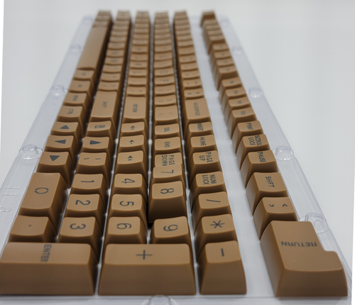 104Pcs Brown Black Full Size Key PBT Double Shot Keycaps Mechanical Keyboard - Picture 4 of 4