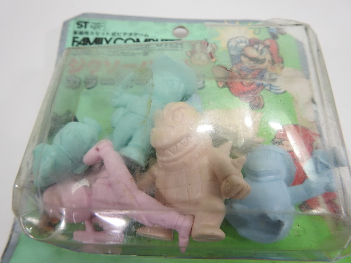 Vintage Super Mario Bros. Keshi Figures Japan Nintendo Famicom