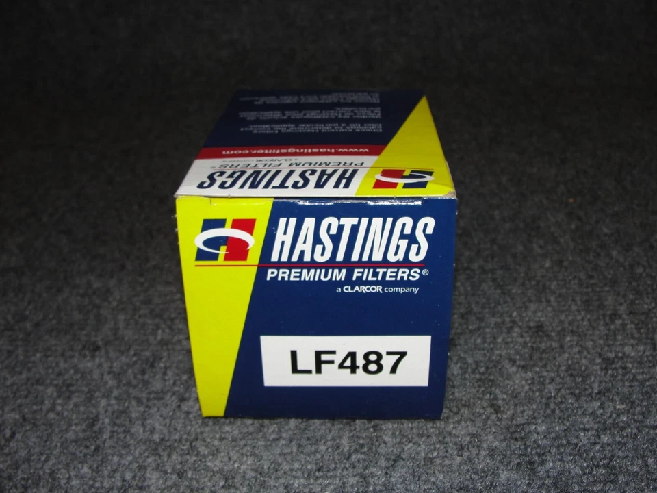 Filtro lubricante Hastings LF487 para AMC, Buick, Cadillac, Chevrolet, GM, Saab, Jeep Foto 2 de 2