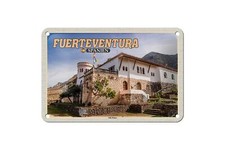 Blechschild Reise 18x12 cm Fuerteventura Spanien Villa Winter Schild