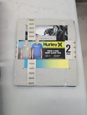 Hurley Youth Boy's 2 Pack Short Sleeve Easy Fit Graphic Tee Sz 4/5 L1