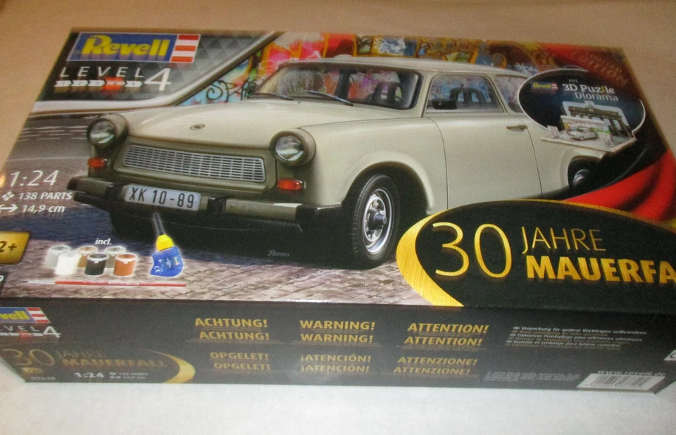 Revell 07619 1:24 Geschenkset 30 Anni Crollo Del Muro Nuovo Conf. Orig. - Immagine 2 di 2