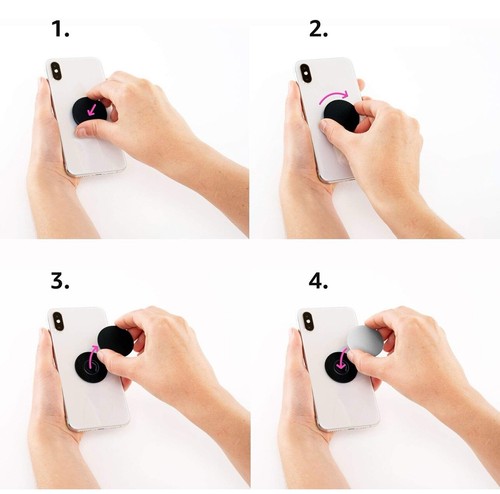 Colorful Abstract Geometric Pattern Phone Grip Cell Phone Bop - 第 3/5 張圖片
