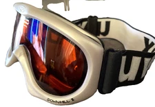 Uvex Downhill II Ski Snowboard Goggles, Gray frame orange lens, Anti fog