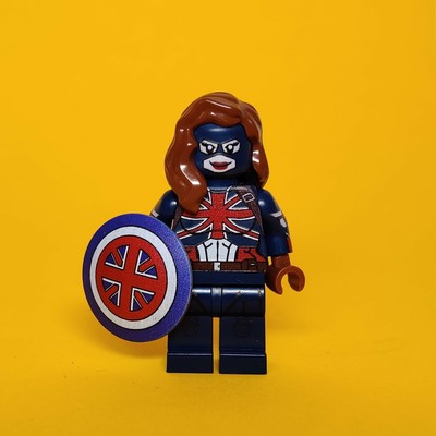 CAPTAIN AMERICA PEGGY CARTER Custom Printed on Lego Minifigure!