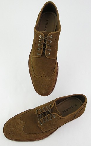 NEW!* Trask Logan Wingtip Oxfords Snuff 