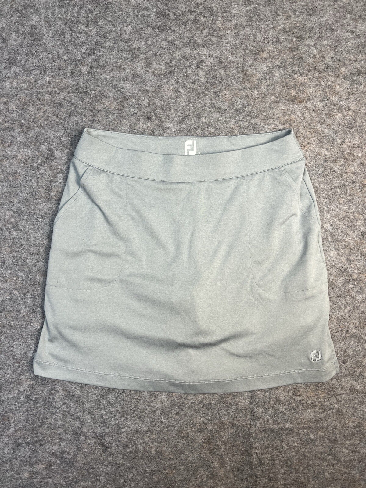 FootJoy Women's Stretch Knit Skort Size M Gray Athletic Golf Skirt