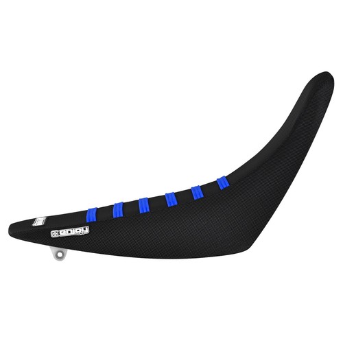 Honda XR 650R 2000-2007 cubierta de asiento con pinza todas las costillas negras/tm azules #414 - Imagen 2 de 5