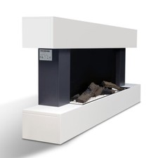 Fireplace & Surrounds Suite. Electric Media Wall Cabinet Standing Entertainment