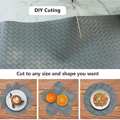 6M Non-Slip Draw Mat Shelf Liner Cabinet Storage Pad Kitchen Cupboard Drawer Mat - Picture 5 of 16