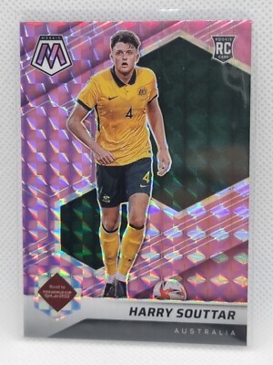 #/49  Harry Souttar Australia Sheffield United Panini Mosaic 21-22 PURPLE Prizm!
