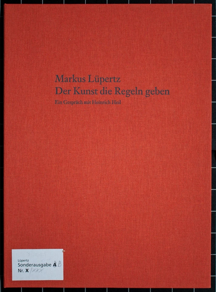 Markus Lüpertz Kunst Regeln geben Neoexpressionismus aquar Radierung 2005 18/30 - Bild 4 von 4