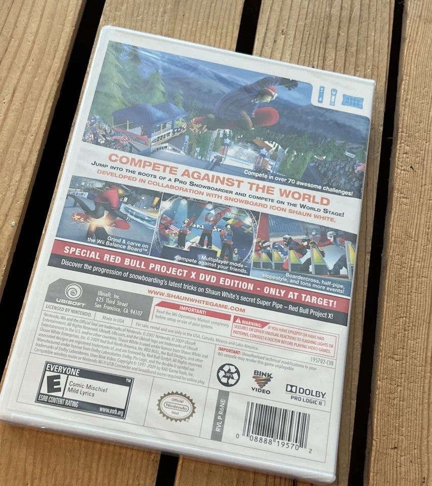 Shaun White Snowboarding World Stage - Nintendo Wii - Brand New Sealed - Image 2 of 2