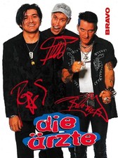 (Bravo Autogrammkarte) Die Ärzte