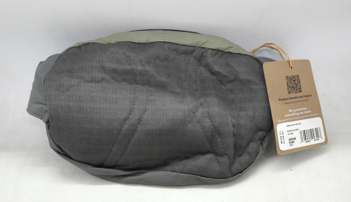 D PATAGONIA TERRAVIA (ROCK GREEN) FANNY (1L) MINI HIP PACK **BRAND