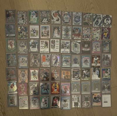 NFL,NBA sports card lot over 150 cards. Autos, Case hits, patches and more.  