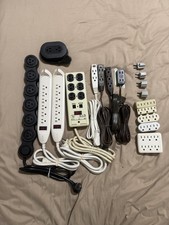 Lot of 18 Power Strips Surge Protector Extension Cord Plug Outlet Adapter