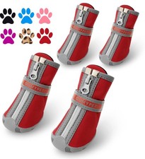 QUMY Dog Shoes for Small Dog, Puppy Dog Boots  Paw Protectors for Winter
