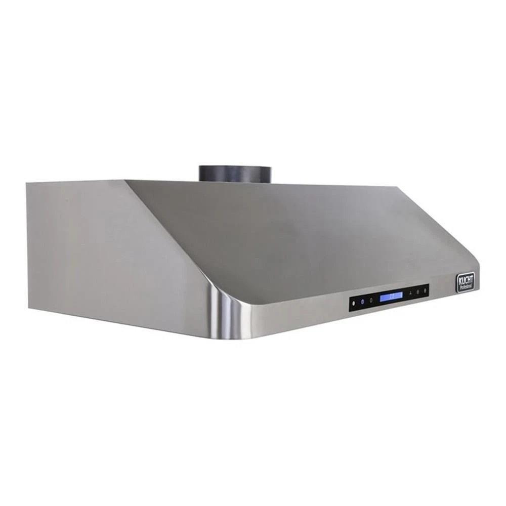 Pemberly Row 30" Stainless Steel Under Cabinet Range Hood in Silver