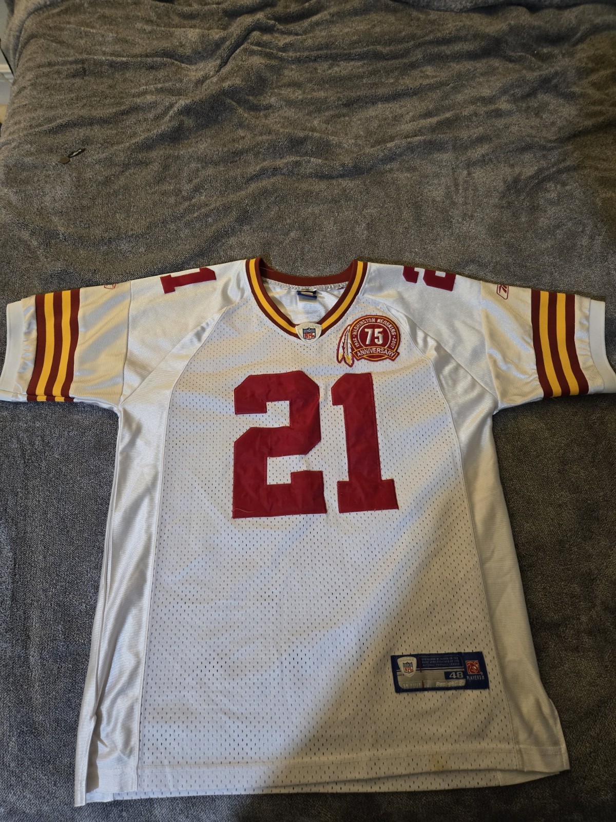 Authentic Sean Taylor Reebok 75th Anniversary Redskins Commanders Jersey Adult