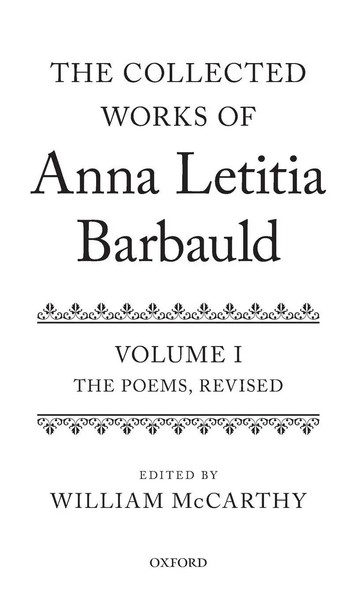 William Mccarthy | Collected Works Of Anna Letitia Barbauld | Buch | Englisch-image