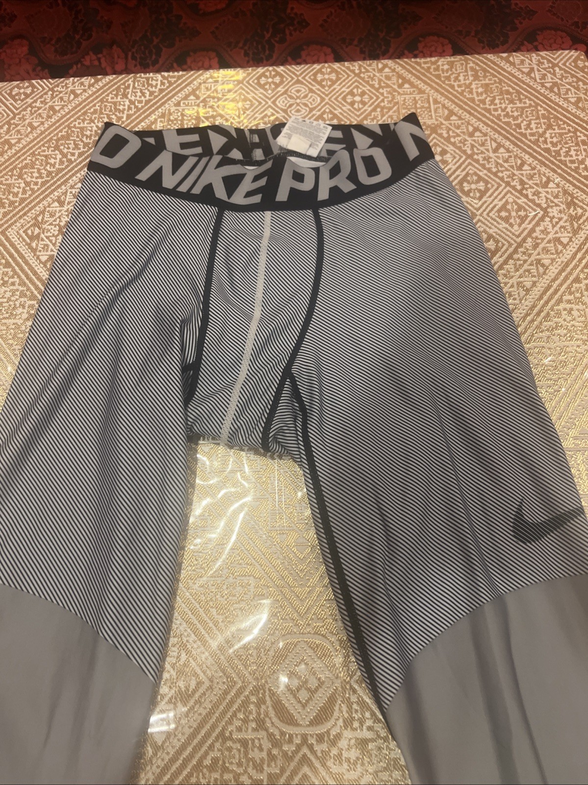 Pre-Owned Nike Pro Hyperwarm Lines Compression Pa… - image 5