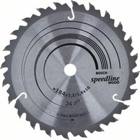 Bosch KreissäGeblatt Speedline Holz, Ø 184 Mm, 24 ZäHne