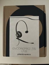 Poly Plantronics EncorePro 715 Monoaural Headset USB-A