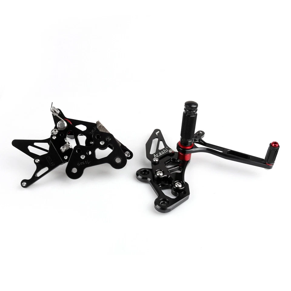 Full Rearsets Foot pegs Rear set For 11-16 SUZUKI GSR750 GSXS750 GSX-S750 Bk. - Изображение 3 из 4