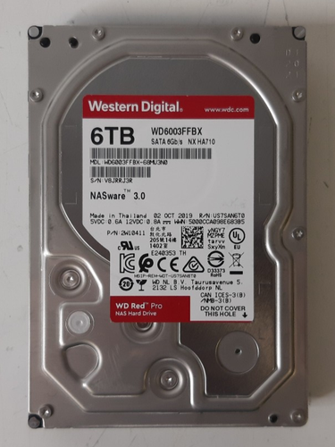 Pro Hard WD Red Pro NAS Hard Drive 6TB 3.5