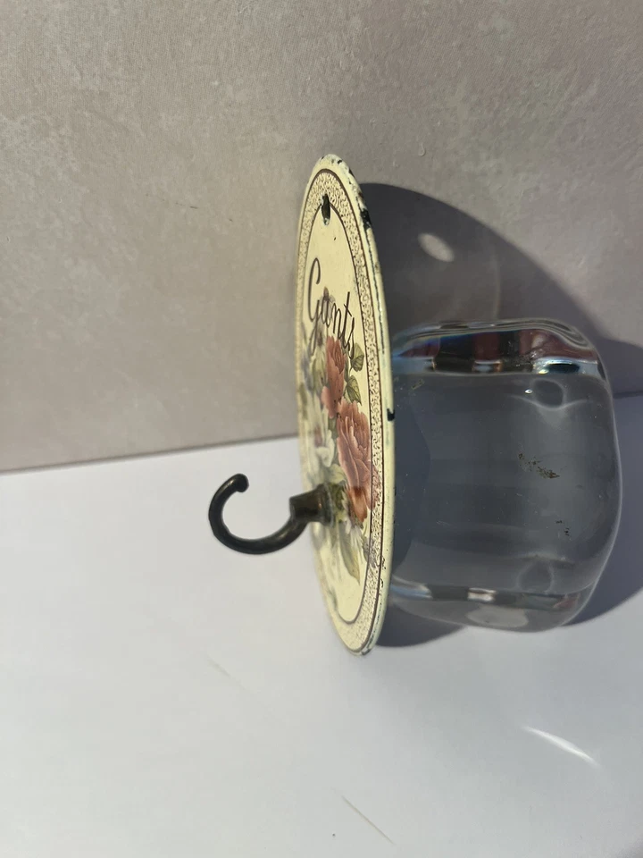 plaque émaillée Ancienne Porte Gants Présentoir Ancien Hôtel Ancien 1970 Vintage - Photo 4/4