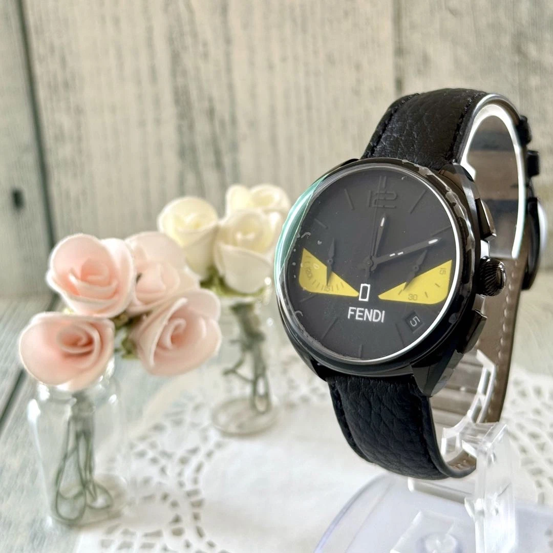 Orologio Fendi Bugs 21200G Analogico Quarzo Uomo Raro Monster Uomo Vintage 453310408