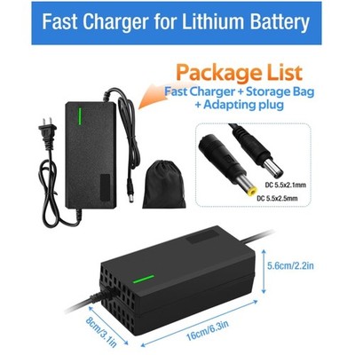Super Fast 54.6V 3A/5A Charger 7 Plugs