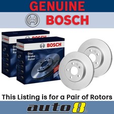 Genuine Bosch Front Brake Rotors for Audi A3 8P1 2L BKD 2003 - 2008