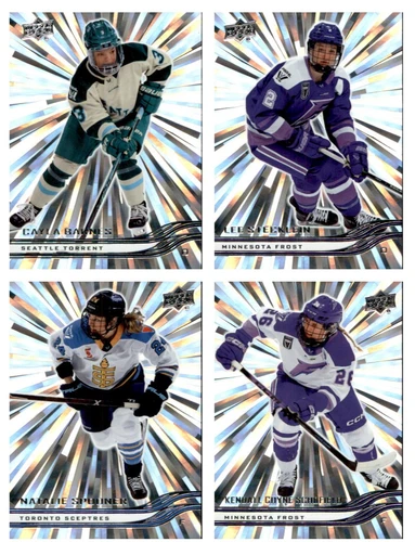 2025-26 Upper Deck PWHL Outburst cards (#1-70) U-pick From List