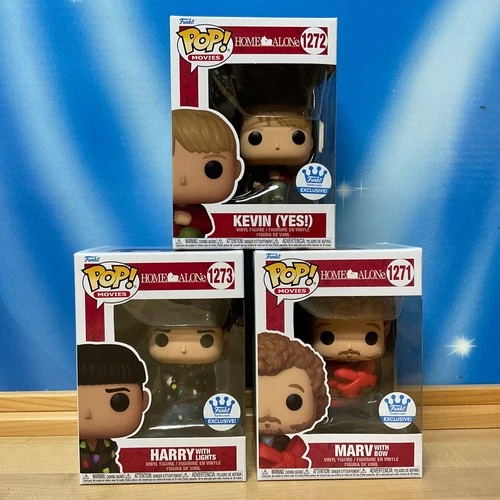 Home Alone HARRY 1273, MARV 1271, KEVIN 1272 Funko Pop Complete NEW w/Protectors
