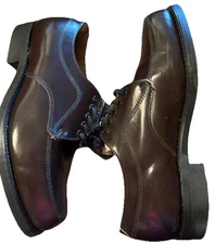 Mason Velvet-Eez Classic Dress Shoes Men's 9.5 Deep Rich Brown Leather oil resis