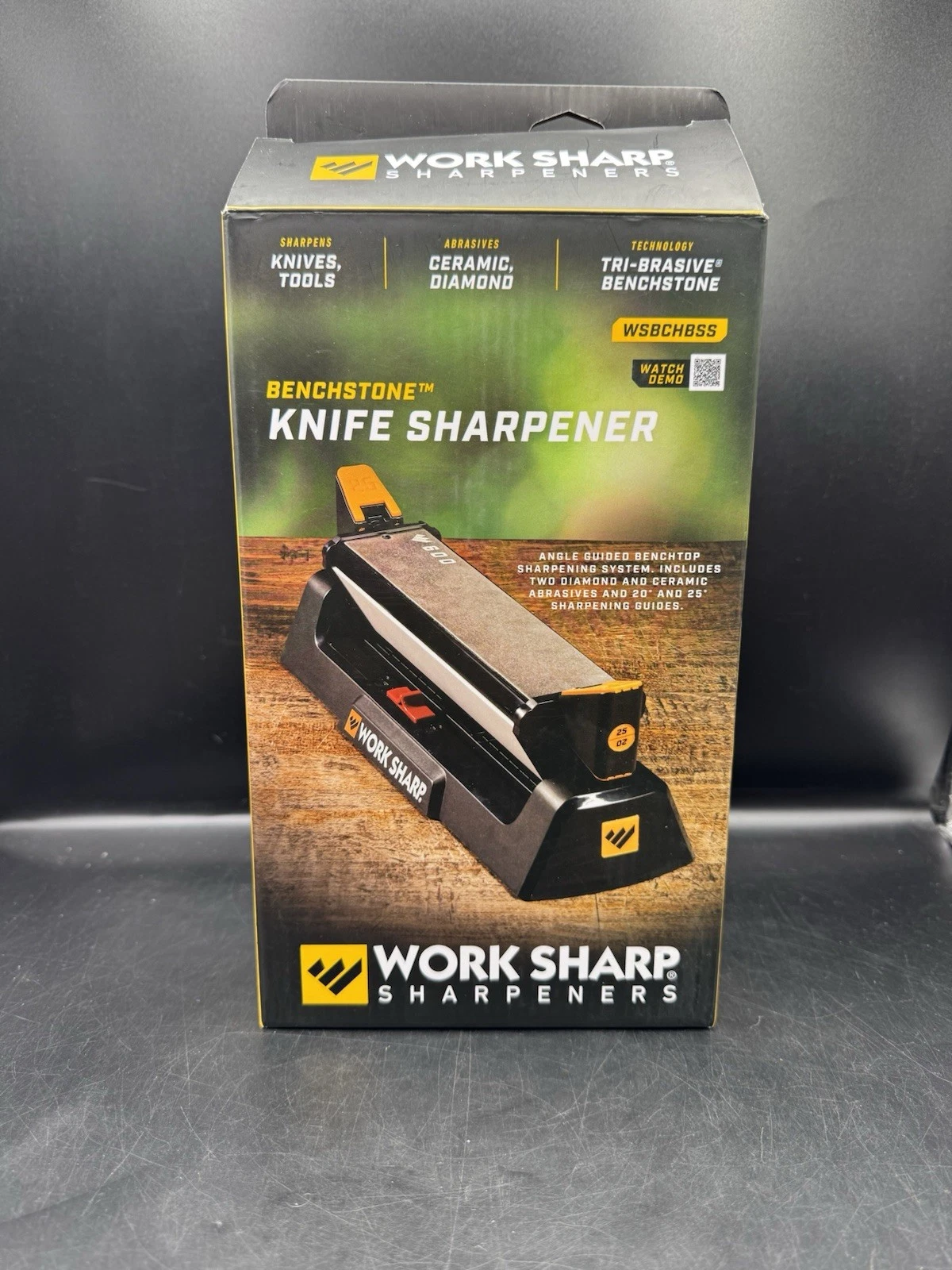Work Sharp WSBCHBSS-L Benchstone Knife Sharpener Damaged Stone