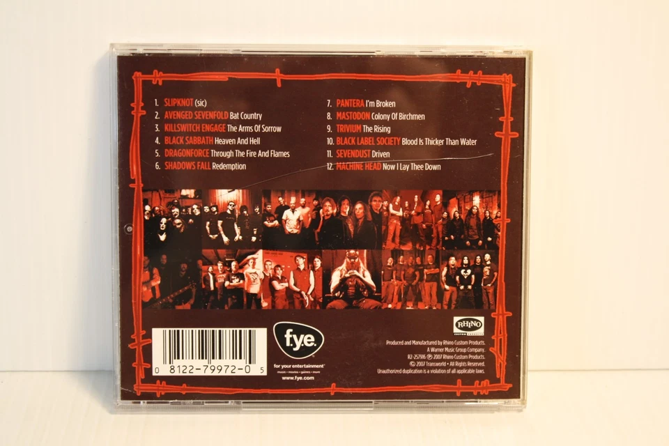 FYE Presents Salvation Volume 1 (CD, 2007) Slipknot, Pantera, Black Sabbath - Image 2 of 3