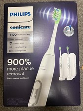 Philips Sonicare 6100 ProtectiveClean Power Toothbrush 2 Pack , White