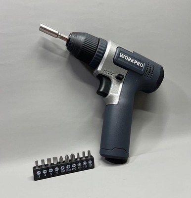8V Akku-Bohrschrauber 3/8'' Schlüsselloses Bohrfutter 12N.m Max Drehmoment Akku 15 Stück