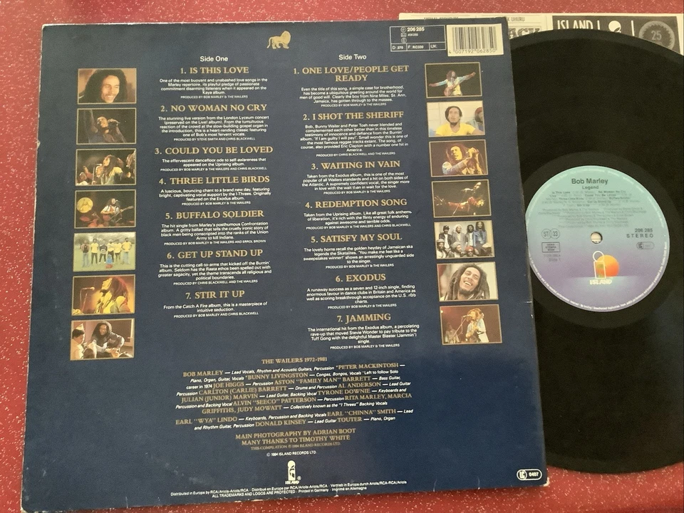 Bob Marley & The Wailers Legend · Lp · 1984, photo 4 sur 4