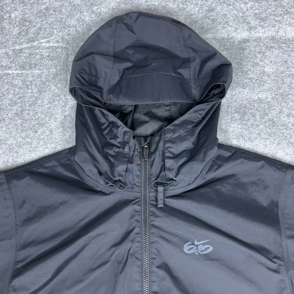 De Colección Nike Chaqueta Para Hombres Grande Negra 6.0 Kampai Invierno Snowboard Con Capucha Ventilada Y2K Foto 3 de 4