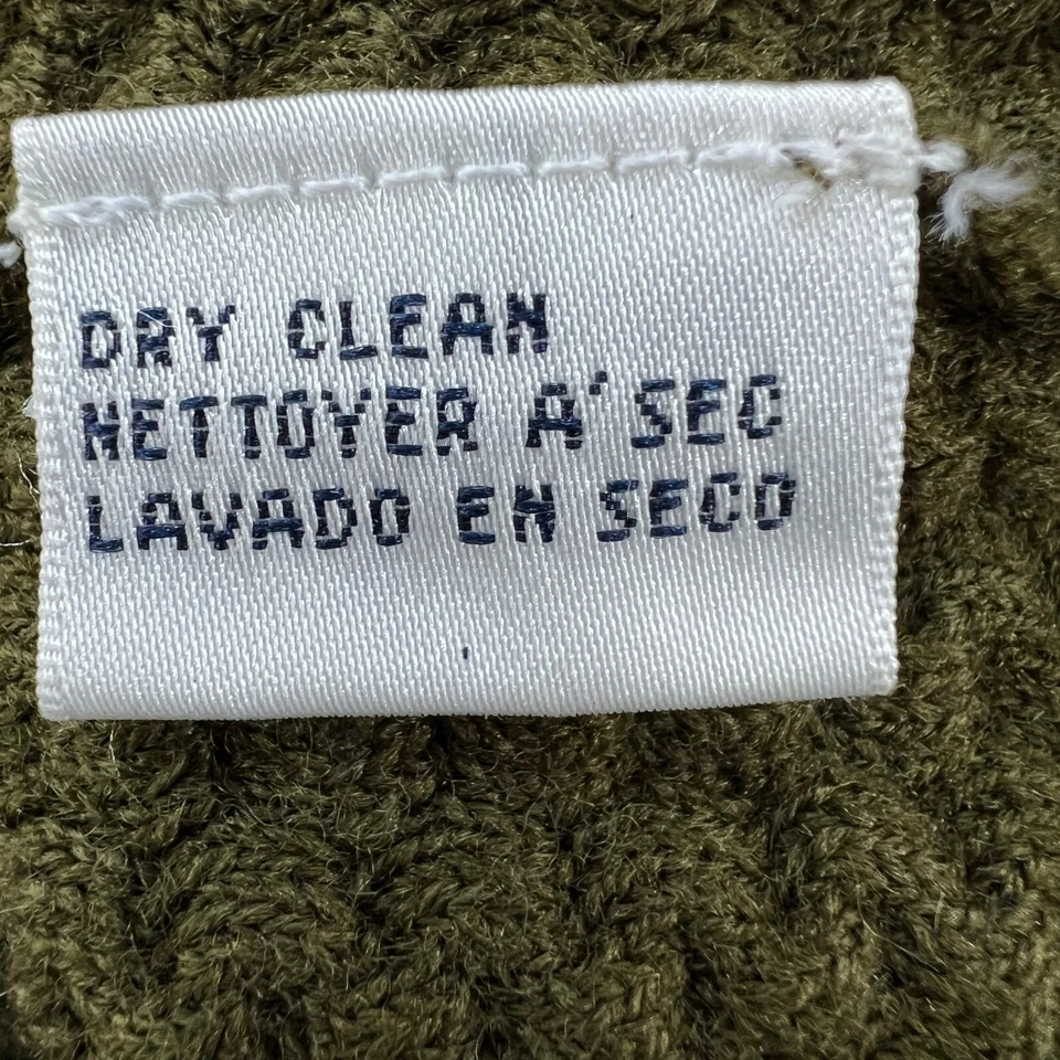 Suéter Rena Rowan Cuello Alto Mezcla Lana de Cordero Verde Oliva Texturizado 2X Foto 4 de 4