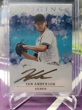 2021 PANINI CHRONICLES ORIGINS IAN ANDERSON GOLD INK ON CARD AUTO /25